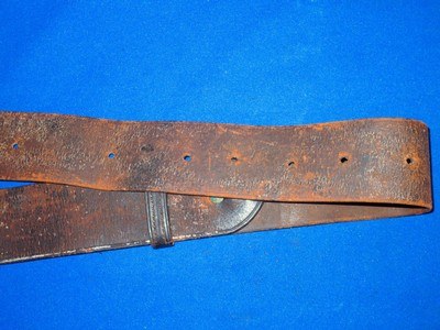 Early Pattern 1874 U.S. Buckle & Coastal Artillery Badge #6450759 on Their Original Belt - Image 5 of 5