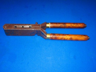 An Early & Very Rare Probably Confederate .54 Caliber Arsenal Mold For A Mississippi Rifle Or Lorenze Rifle   