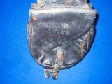 An Early 1850's-1860's Pair Of Civil War Saddle Bags Identified To 