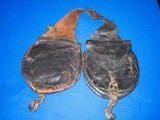 An Early 1850's-1860's Pair Of Civil War Saddle Bags Identified To 