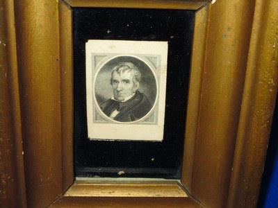 1800's Period Mounted & Framed Photo of William Henry Harrison - Image 4 of 5