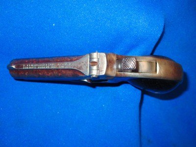 An Early Engraved Remington Type 1 Model #2 Over & Under Deringer                  - Image 3 of 5