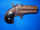 An Early Engraved Remington Type 1 Model #2 Over & Under Deringer                  - Image 2 of 5