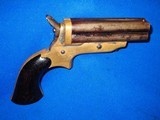 Early Civil War Sharp's Model 2A Four Barrel Breech Loading Pepperbox Pistol  - 2 of 5
