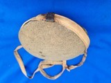 An Early U.S. Civil War Smooth Side Canteen With Its Original Cover & Linen Strap - 3 of 5
