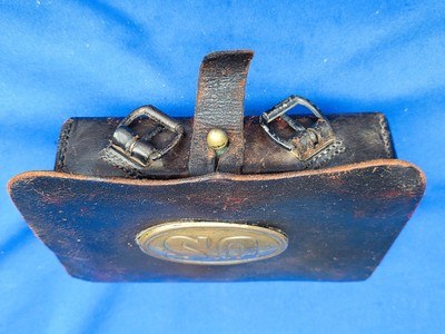 U.S. Civil War Issued Model 1858 Cartridge Box with Its Original - Image 5 of 5