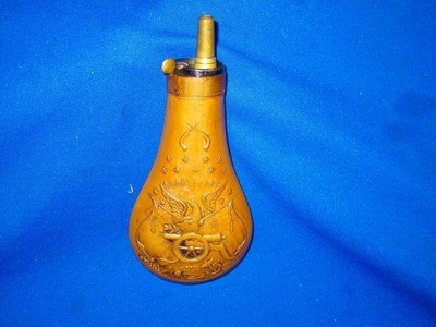 Civil War Powder Flask for a Colt Model 1851 Navy Revolver - Image 1 of 5