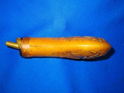 Civil War Powder Flask for a Colt Model 1851 Navy Revolver - Image 3 of 5