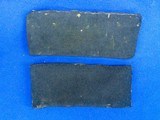 Original Pair U.S. Civil War Colonel's Yellow Background Wide Cavalry Straps - Image 2 of 5