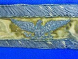 Original Pair U.S. Civil War Colonel's Yellow Background Wide Cavalry Straps - Image 4 of 5