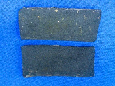 Original Pair U.S. Civil War Colonel's Yellow Background Wide Cavalry Straps - Image 2 of 5