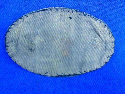 Scarce U.S. Civil War 1st Cavalry Large Oval Hardy Hat Insignia - Image 2 of 5