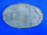 Scarce U.S. Civil War 1st Cavalry Large Oval Hardy Hat Insignia - Image 2 of 5