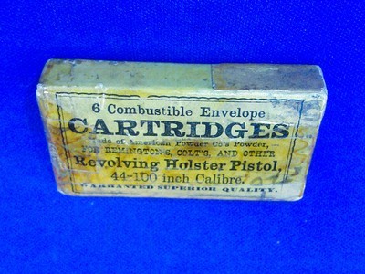 Civil War Hard Pack of 6 Combustible Cartridges for Remington, Colt, And Other Revolving Holster Pistols - Image 3 of 5