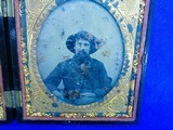 Civil War Pair Of Tinted Tintypes ID’ed On Each Of The Back to Two Brothers, J.H. Roberts & B.W.Roberts      - Image 4 of 5