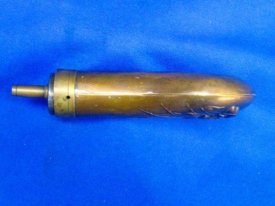 Civil War Colt's Paten Original Powder Flask with a Sloping Charger for a Model 1851 Navy Revolver - Image 4 of 5