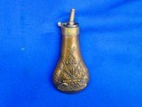 Civil War Colt's Paten Original Powder Flask with a Sloping Charger for a Model 1851 Navy Revolver - Image 1 of 5