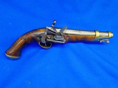 Early Copy of a 1700's Spanish Royal Body Guard Miglette Lock Pistol - Image 1 of 5