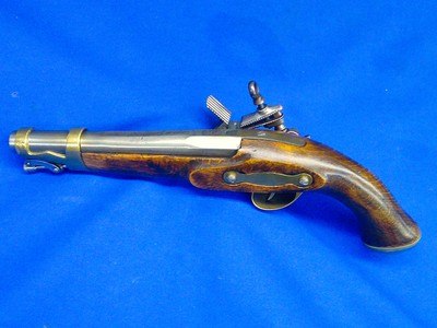 Early Copy of a 1700's Spanish Royal Body Guard Miglette Lock Pistol - Image 2 of 5