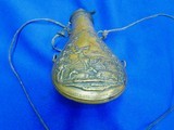 Early & Desirable J. BATTY SPRINGFIELD MASS.  Marked Large Spout Hunting Flask - Image 3 of 5