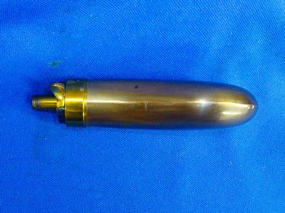 Civil War Powder Flask for a Cased Colt Pocket Navy, Or Other Cased Navy Model Revolvers - Image 4 of 5