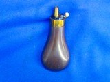 Civil War Powder Flask for a Cased Colt Pocket Navy, Or Other Cased Navy Model Revolvers
