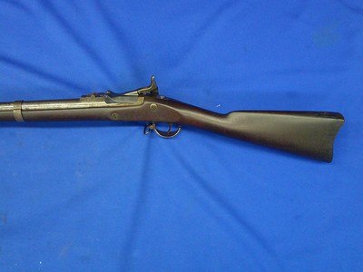 An Early, Desirable, & Scarce First Model U.S. Military Issued Springfield Model 1865 Allin Conversion Breech Loading Rifle In Very Good Condition! - Image 4 of 8