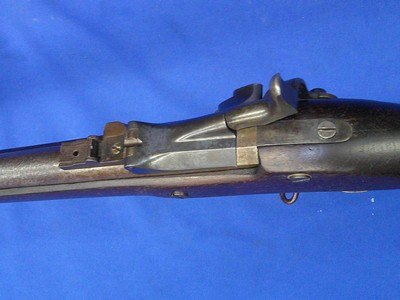 An Early, Desirable, & Scarce First Model U.S. Military Issued Springfield Model 1865 Allin Conversion Breech Loading Rifle In Very Good Condition! - Image 8 of 8