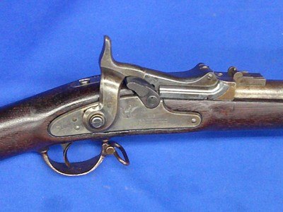An Early, Desirable, & Scarce First Model U.S. Military Issued Springfield Model 1865 Allin Conversion Breech Loading Rifle In Very Good Condition! - Image 1 of 8
