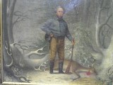 A Early & Desirable U.S. Civil War 1860 Painting Signed By 