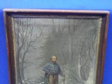 A Early & Desirable U.S. Civil War 1860 Painting Signed By 