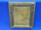 A Early & Desirable U.S. Civil War 1860 Painting Signed By 