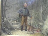A Early & Desirable U.S. Civil War 1860 Painting Signed By 