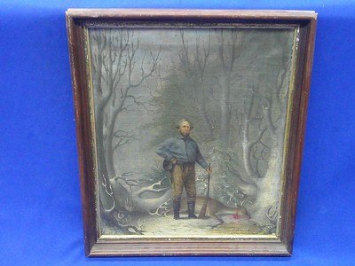 A Early & Desirable U.S. Civil War 1860 Painting Signed By 