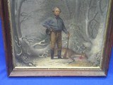 A Early & Desirable U.S. Civil War 1860 Painting Signed By 