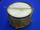 An Early U.S. Civil War Military Drum Identified On The Top To 