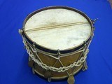 An Early U.S. Civil War Military Drum Identified On The Top To 