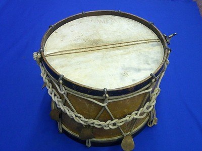 An Early U.S. Civil War Military Drum Identified On The Top To 