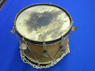 An Early U.S. Civil War Military Drum Identified On The Top To 