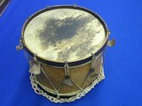 An Early U.S. Civil War Military Drum Identified On The Top To 