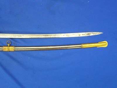 Early Civil War U.S. Model 1850 Staff & Field Officers Sword Inscribed On The Top Mount To 