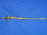 Early Civil War U.S. Model 1850 Staff & Field Officers Sword Inscribed On The Top Mount To 