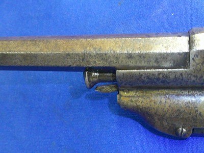 An Early & Rare Civil War Allen & Wheelock Center Hammer Navy Revolver In Good Untouched Original Condition!     - Image 4 of 12