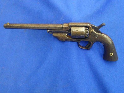 An Early & Rare Civil War Allen & Wheelock Center Hammer Navy Revolver In Good Untouched Original Condition!     - Image 1 of 12