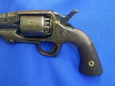 An Early & Rare Civil War Allen & Wheelock Center Hammer Navy Revolver In Good Untouched Original Condition!     - Image 2 of 12