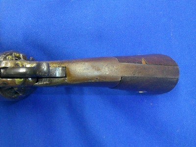 An Early & Rare Civil War Allen & Wheelock Center Hammer Navy Revolver In Good Untouched Original Condition!     - Image 10 of 12