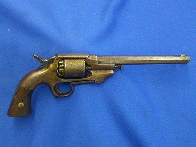 An Early & Rare Civil War Allen & Wheelock Center Hammer Navy Revolver In Good Untouched Original Condition!     - Image 5 of 12