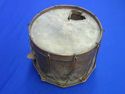 An Early Civil War Drum With Its Original Ropes & Makers Label Inside! - Image 2 of 5