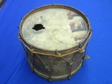 An Early Civil War Drum With Its Original Ropes & Makers Label Inside! - Image 3 of 5