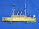 An Early & Rare 1880's Bliss Wood & Paper Litho Admiral Toy Ship In Fine Untouched Condition!  - Image 6 of 6
